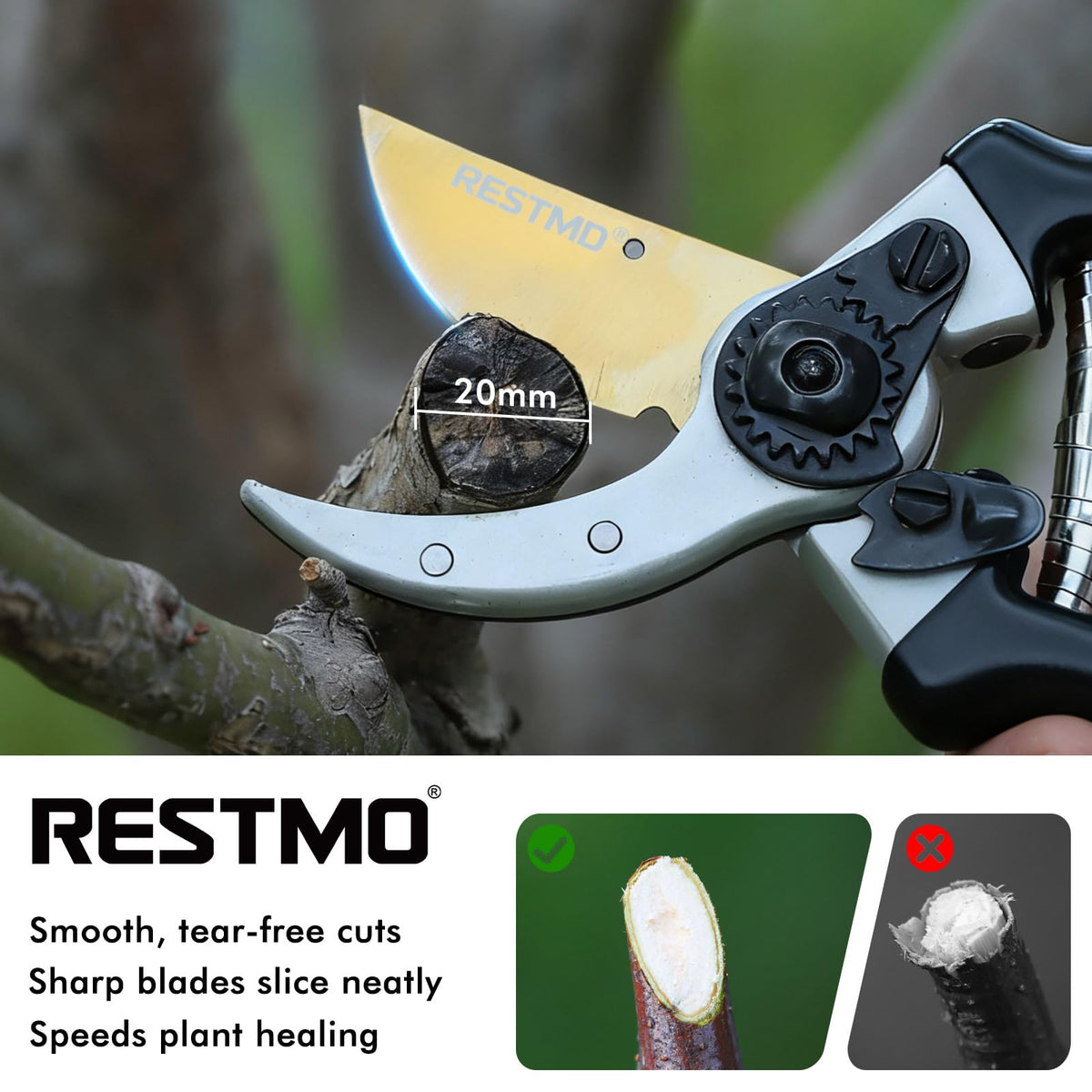 Restmo forged aluminum handles endure heavy use without bending