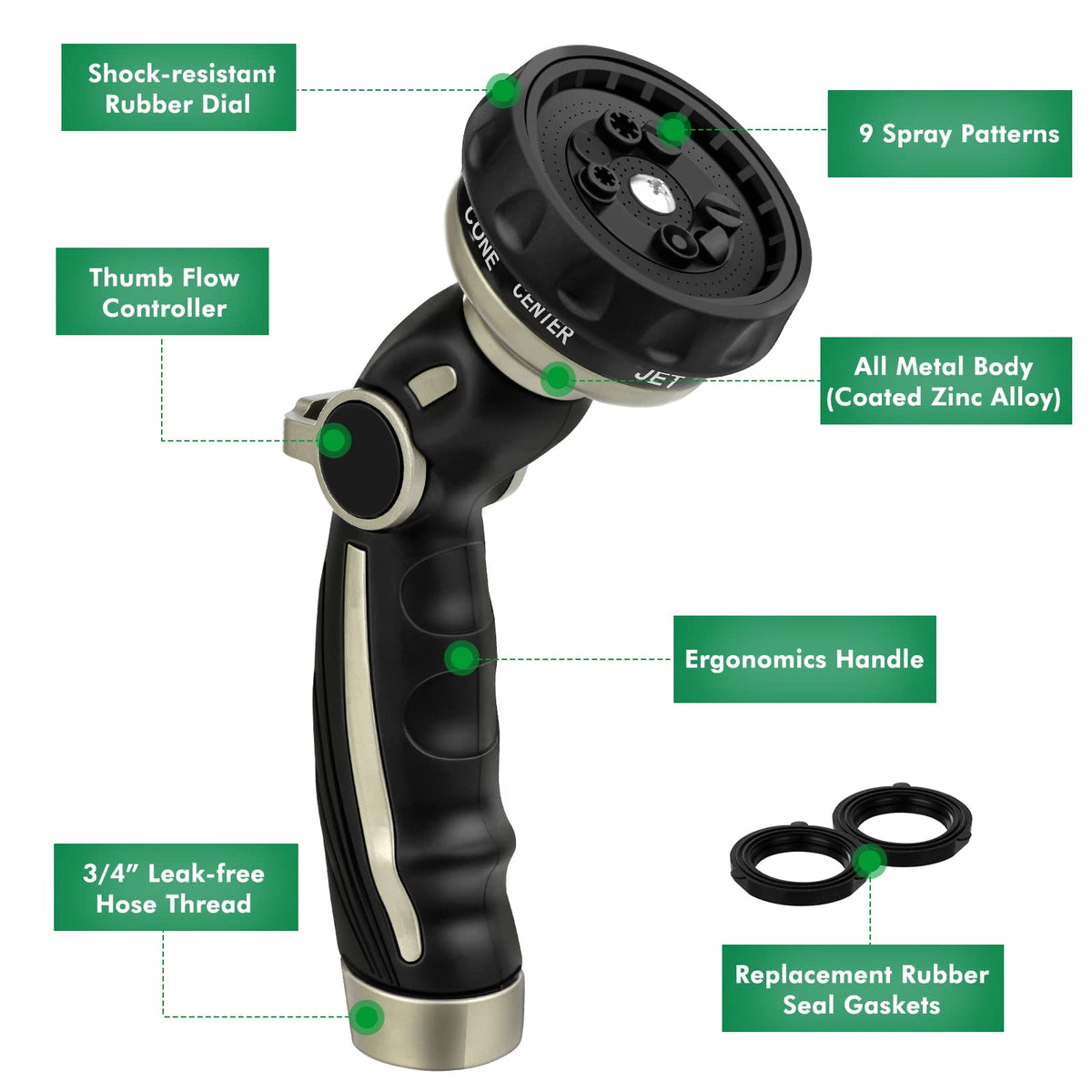 Restmo quick connect fittings simplify tool changes during watering sessions