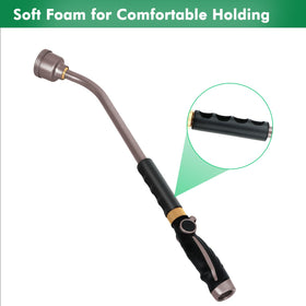 RESTMO thumb flow control for on/off and pressure adjustments