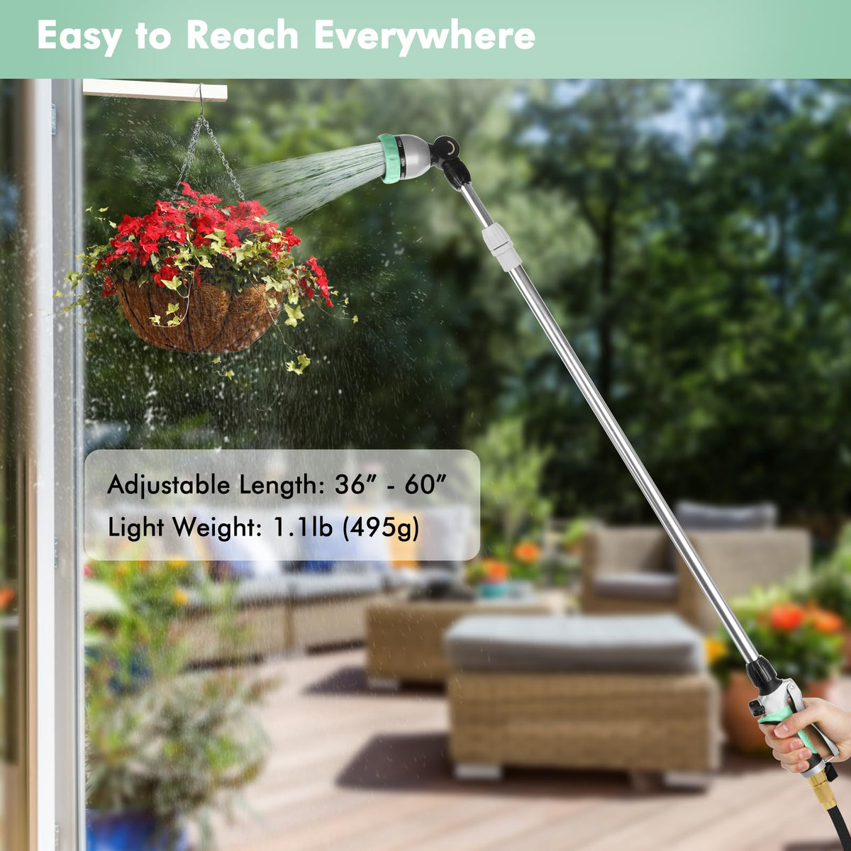 Restmo flow control knob enables adjustable pressure for plants