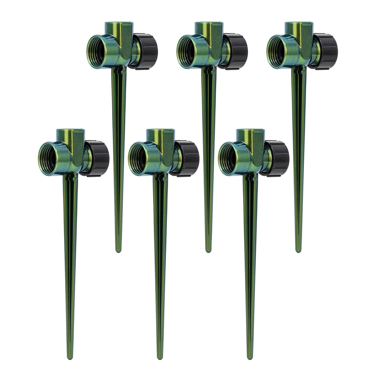 Restmo zinc alloy lawn sprinkler spike base for stable, even watering