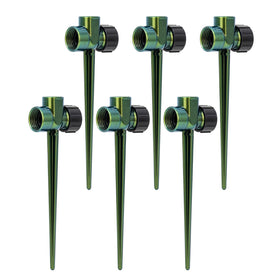 Restmo zinc alloy lawn sprinkler spike base for stable, even watering