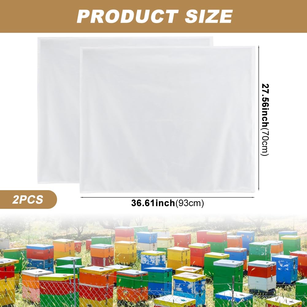Restynic 10-frame hive fit bag provides snug transport.