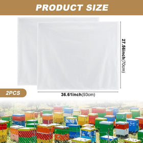 Restynic 10-frame hive fit bag provides snug transport.