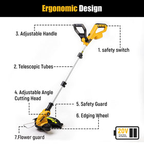Retek Weed Wacker 7000 RPM fast trimming action