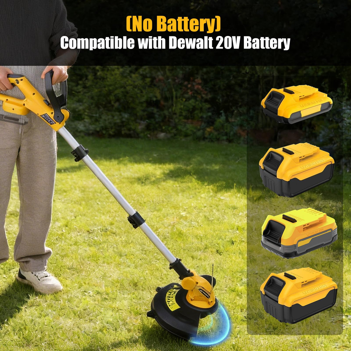 Retek Weed Wacker adjustable telescopic shaft for comfort