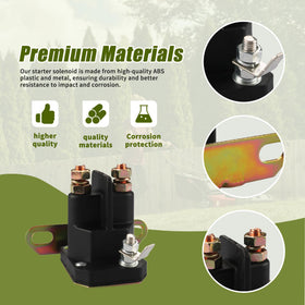 Retepif starter solenoid 12V copper construction promotes fast, consistent ignition in demanding conditions.