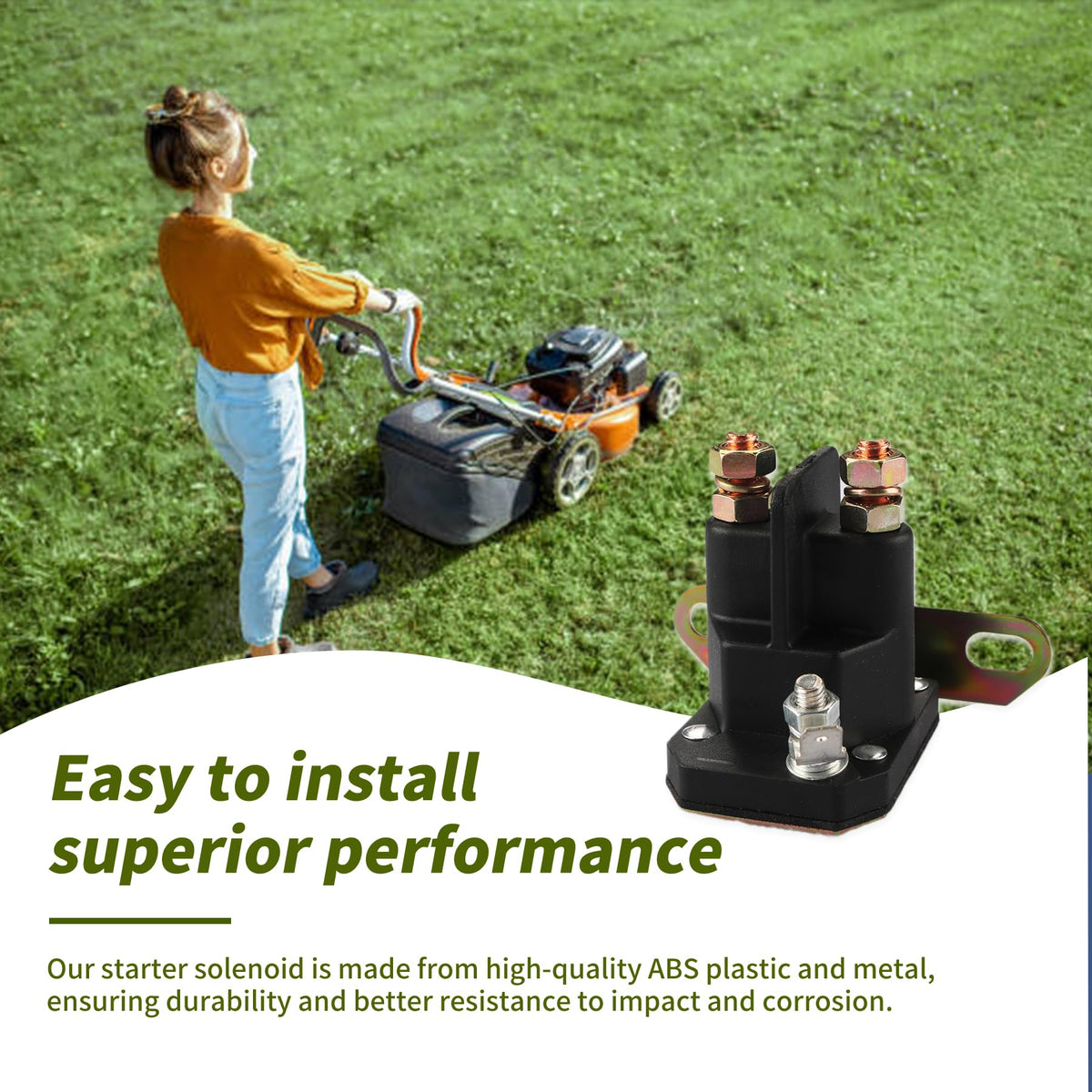 Retepif starter solenoid packaging included ensures quick setup and immediate use.