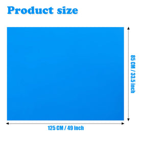 RETOONGKING vinyl liner repair patch blue close-up showing durable self-adhesive backing