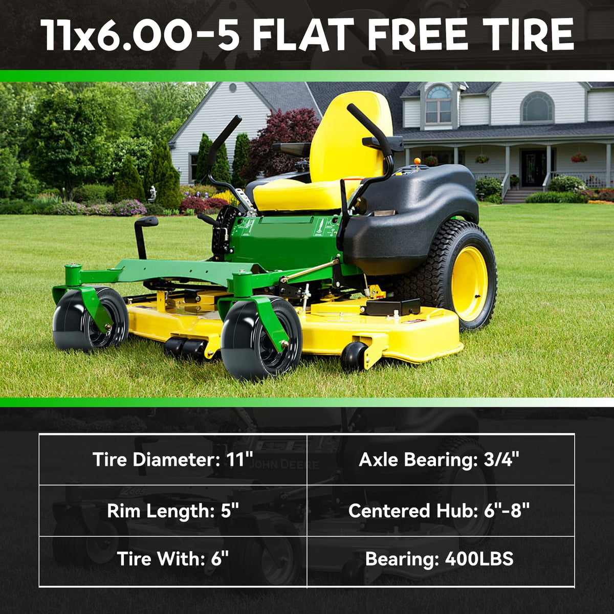 RETOTLA smooth tread design gentle on grass for mowing