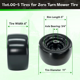 RETOTLA steel rim flat-free tire supports up to 400 lbs per tire