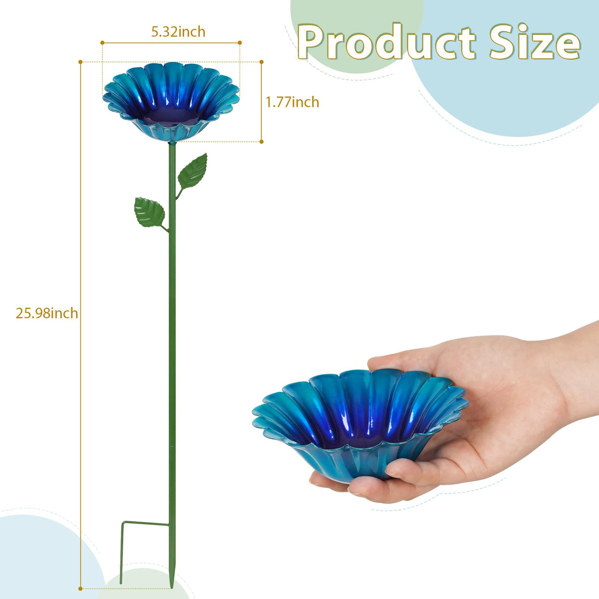 Retyion sturdy metal bee station with adjustable heights for versatile setups
