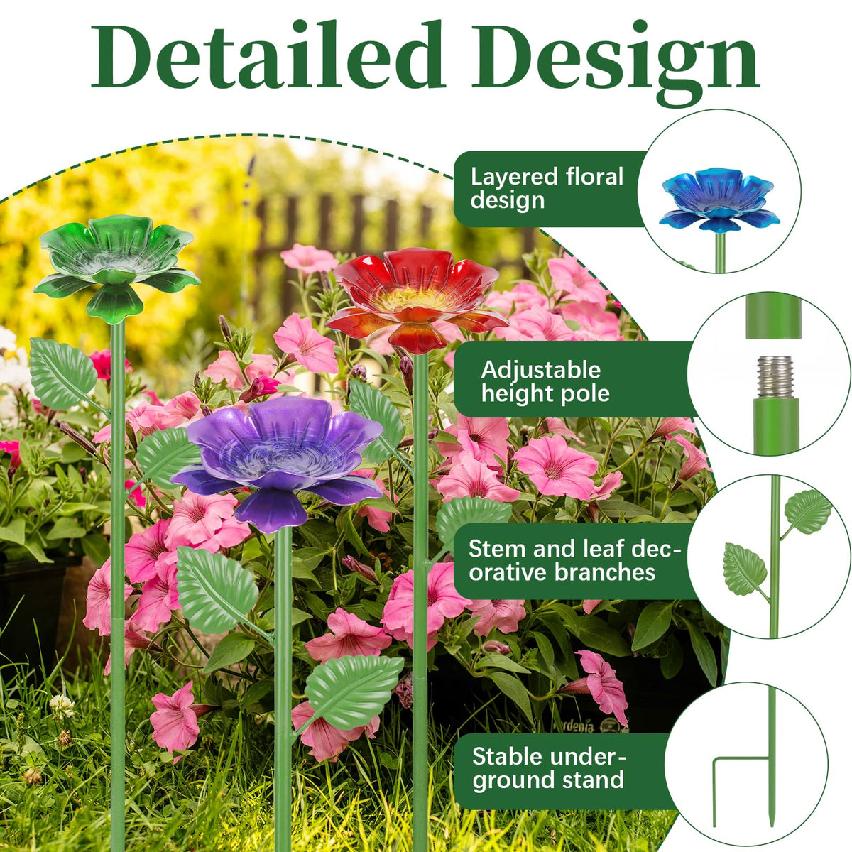 Retyion butterfly bath station invites butterflies and bees to sip and rest.