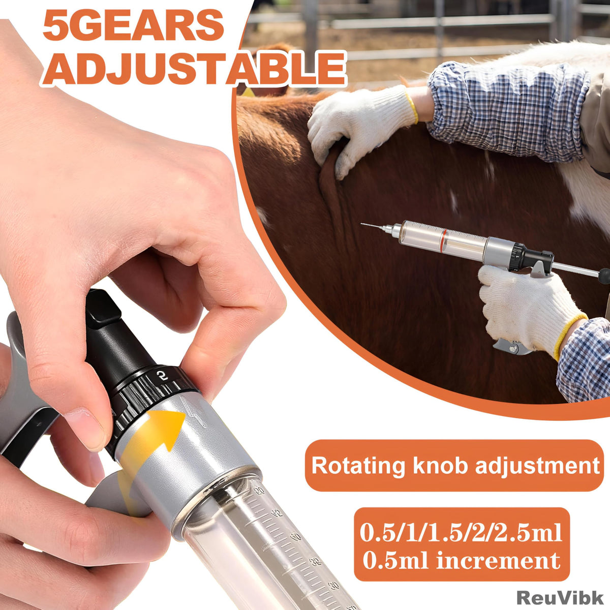 ReuVibk automatic rebound handle provides smooth release and comfortable operation