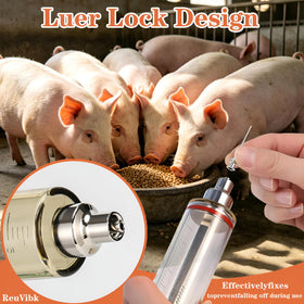 ReuVibk Luer connector lock ensures secure needle attachment and leak-free operation
