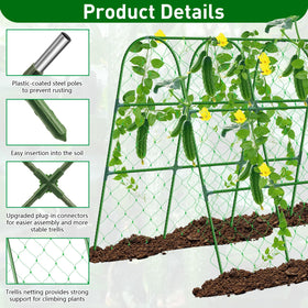 REVICOAR arched design improves airflow and plant stability