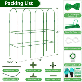 REVICOAR garden clips and ties secure vines without damaging stems