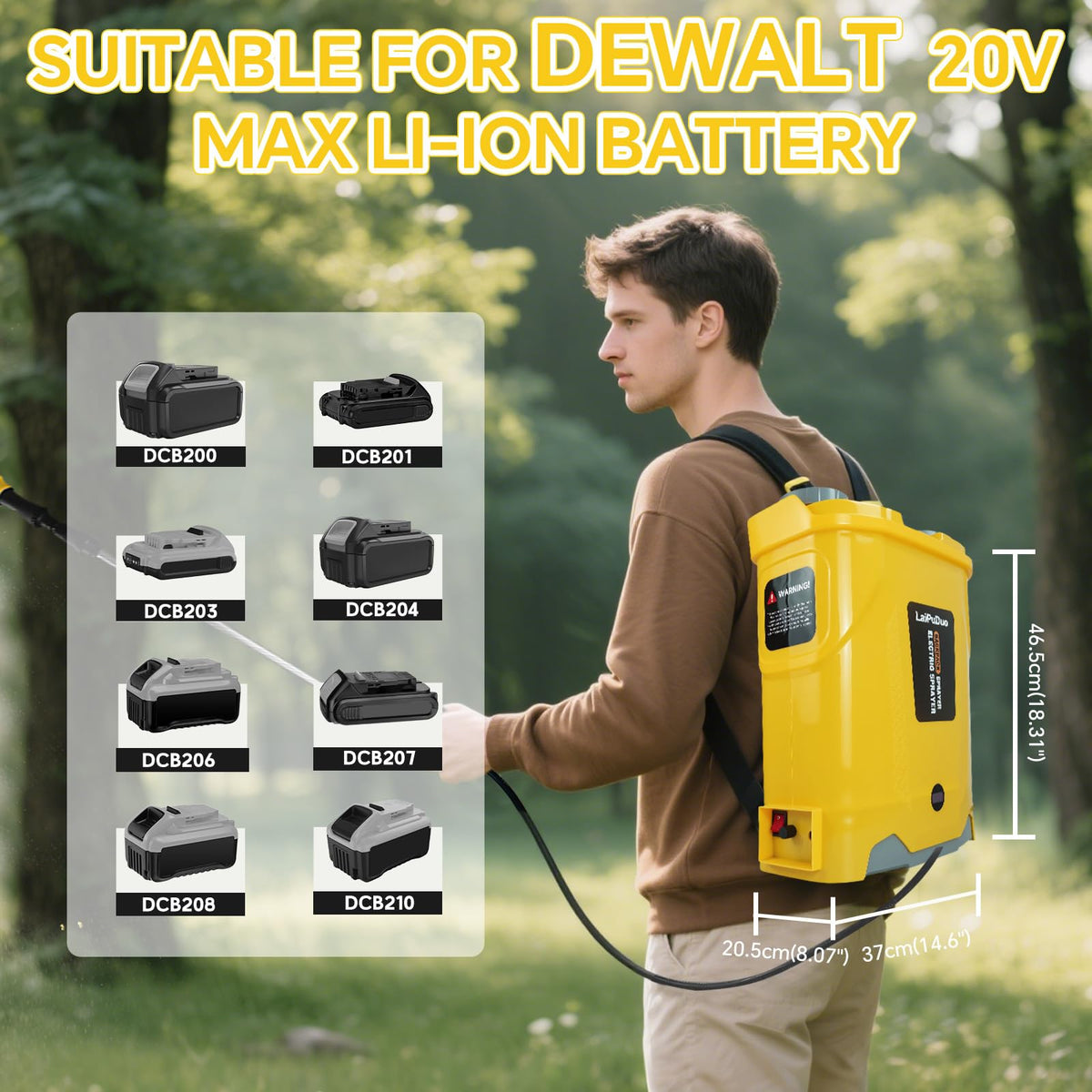 RexLeLXB large-capacity tank showing 5.3-gallon capacity.