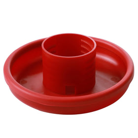 REZIPO hummingbird feeder base red; replacement part for secure fitting.