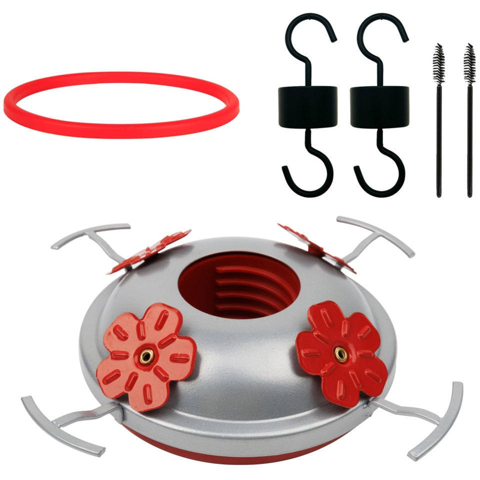 REZIPO hummingbird feeder base for easy replacement on glass feeders
