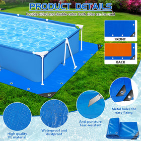 RGJ dual-color design front blue back orange for versatile styling.