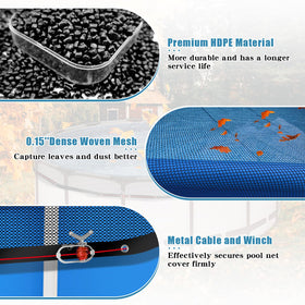 RGJ HDPE material offers durable, UV resistant protection for seasons of use.
