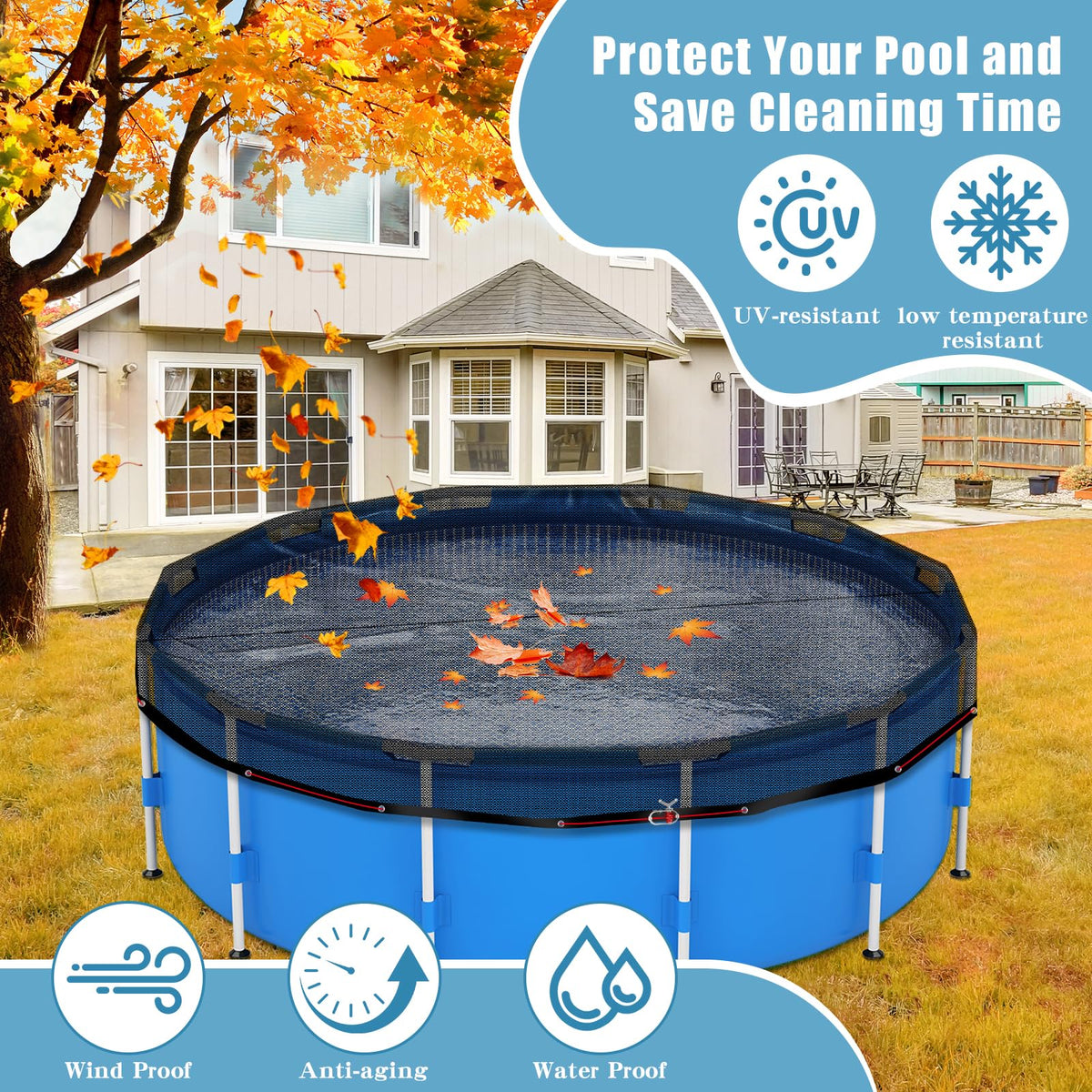 RGJ low-maintenance design reduces cleanup time after pool opening