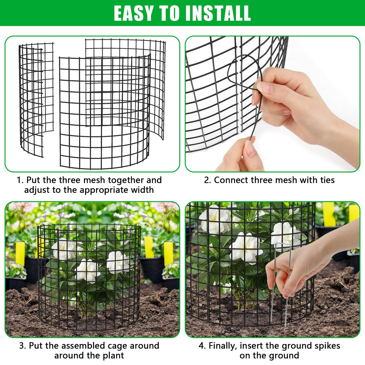 RGJ plastic ties simplify assembly into a strong barrier