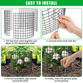 RGJ plastic ties simplify assembly into a strong barrier