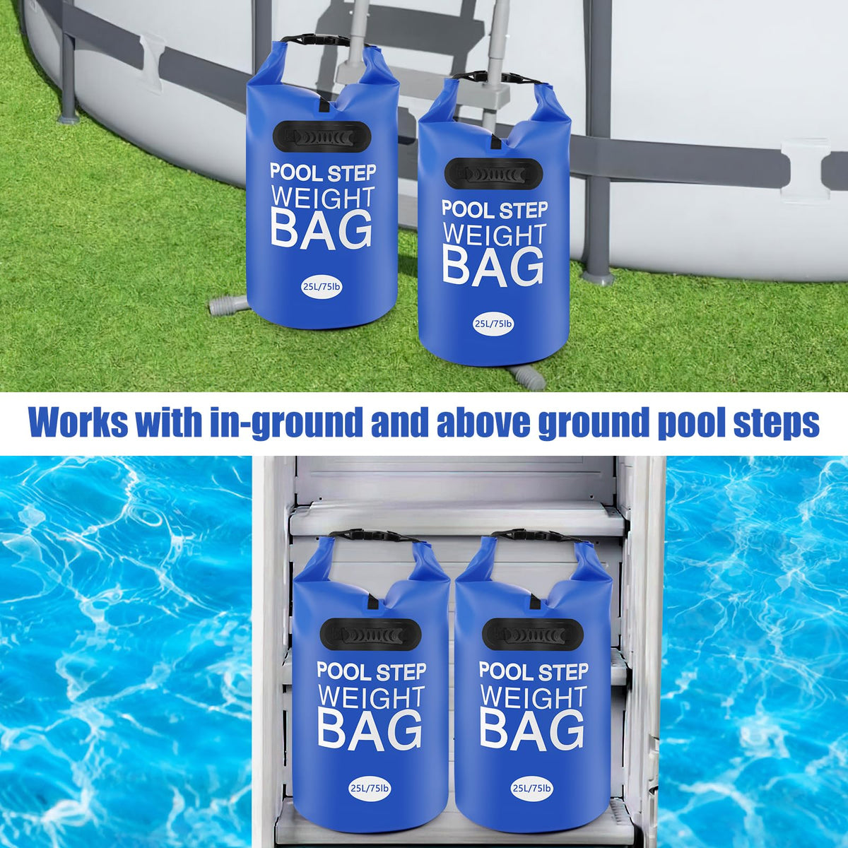 RGJ reinforced nylon handle weight bag for easy handling