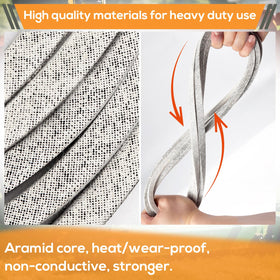 RGQSUN aramid-neoprene durable belt demonstrates wear resistance for long seasons
