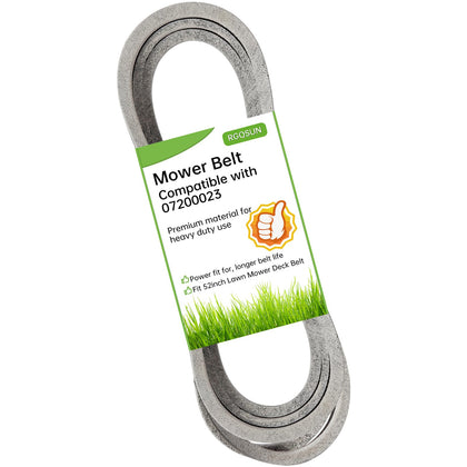 RGQSUN deck belt 145.5in length for reliable 52-inch mower deck operation