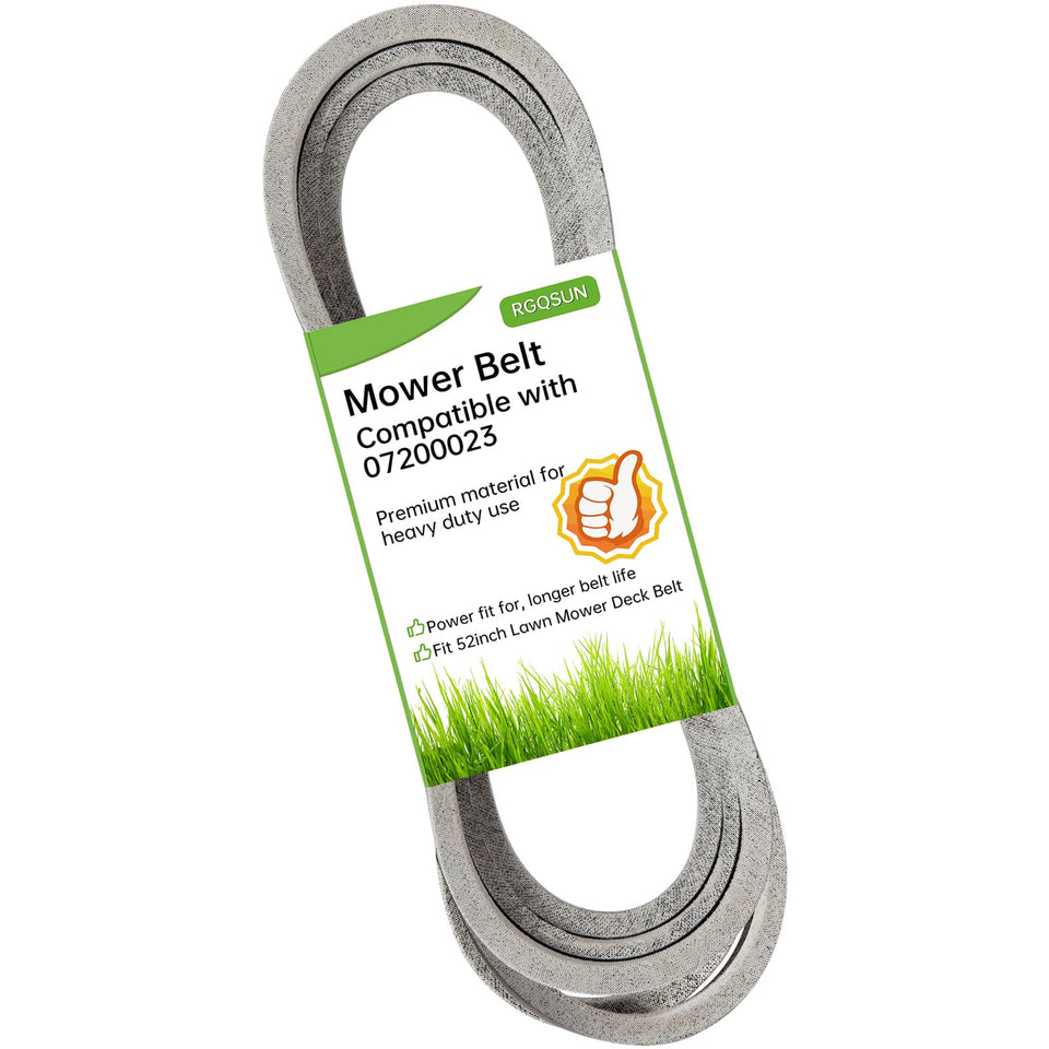 RGQSUN deck belt 145.5in length for reliable 52-inch mower deck operation