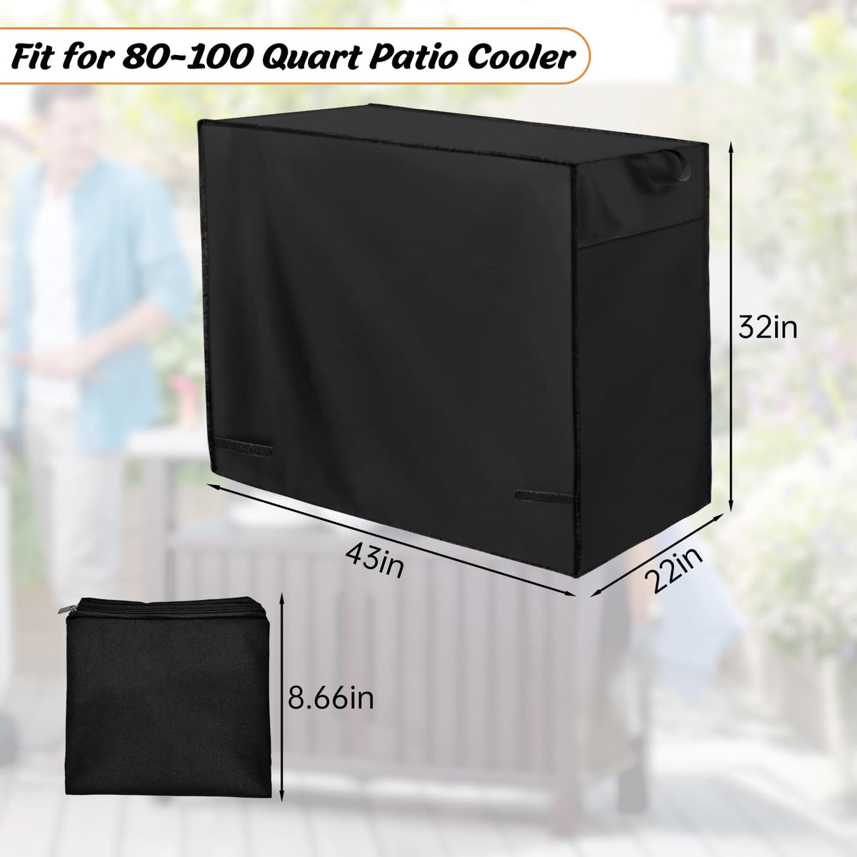 RGQSUN cover shows air vents for moisture control