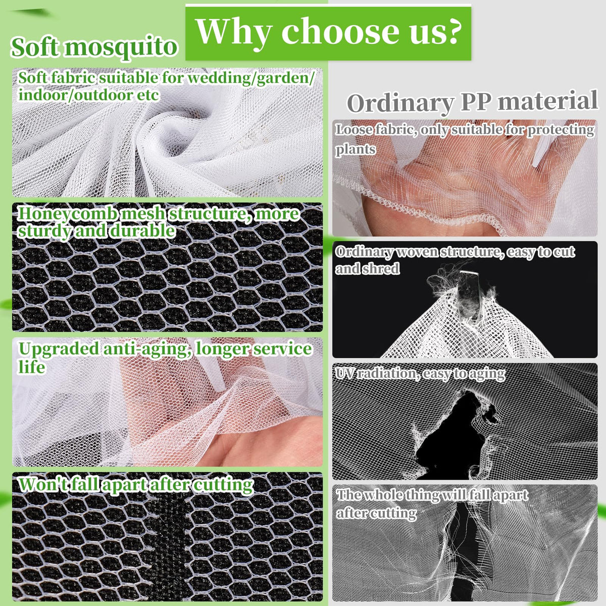 RGQSUN patio-friendly netting creates a pest-free outdoor space.