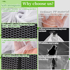 RGQSUN patio-friendly netting creates a pest-free outdoor space.