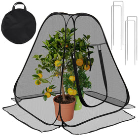 RGQSUN pop-up garden netting cover assembled protecting young plants