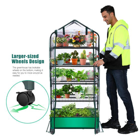 RHAHA PVC cover provides waterproof, UV-resistant protection for plants.