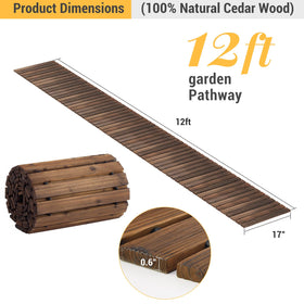 RHINEINMIST ground stakes secure the slats on uneven ground for stable footing.