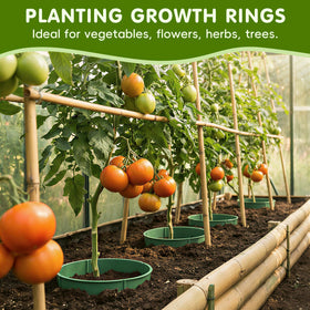 Rhino Valley adjustable diameter planting ring demonstrates scalable sizing for various plants