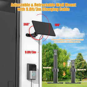 Rhorawill IP65-rated waterproof solar charger withstands weather