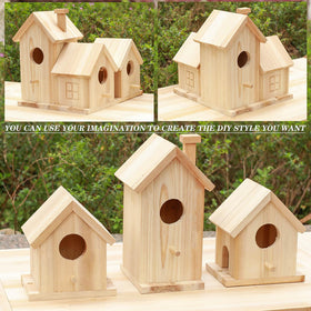RHSLRL bird house kit weather-resistant exterior keeps wood durable for seasons