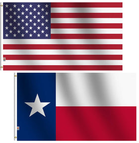 Rhungift Lone Star Texas flag, 3x5 ft, double-sided vivid colors for outdoor display.