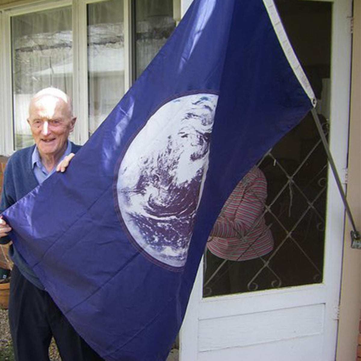 rhungift Earth Day decor flag suitable for walls and celebrations at home
