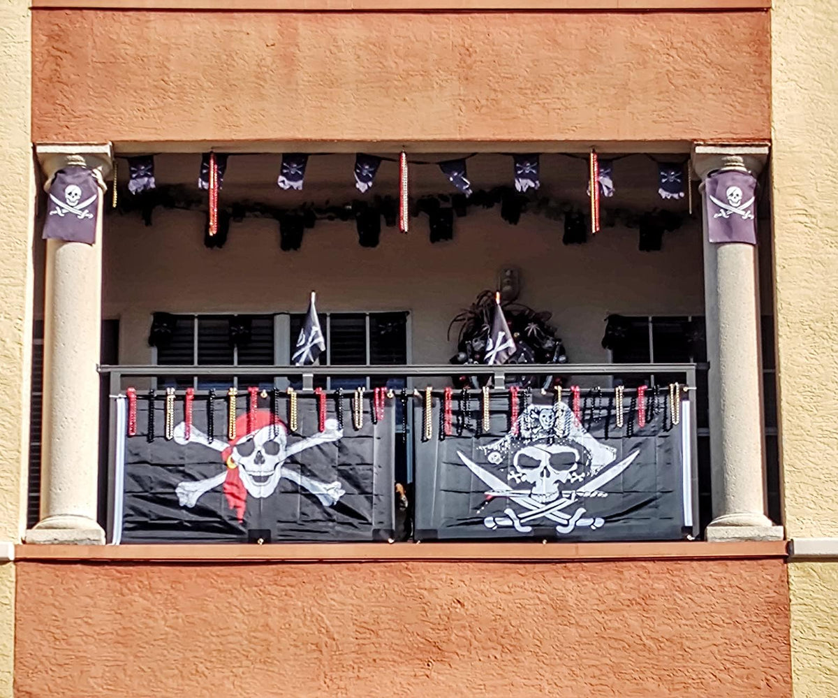 Rhungift pirate flag wall decor for rooms or offices with durable print.