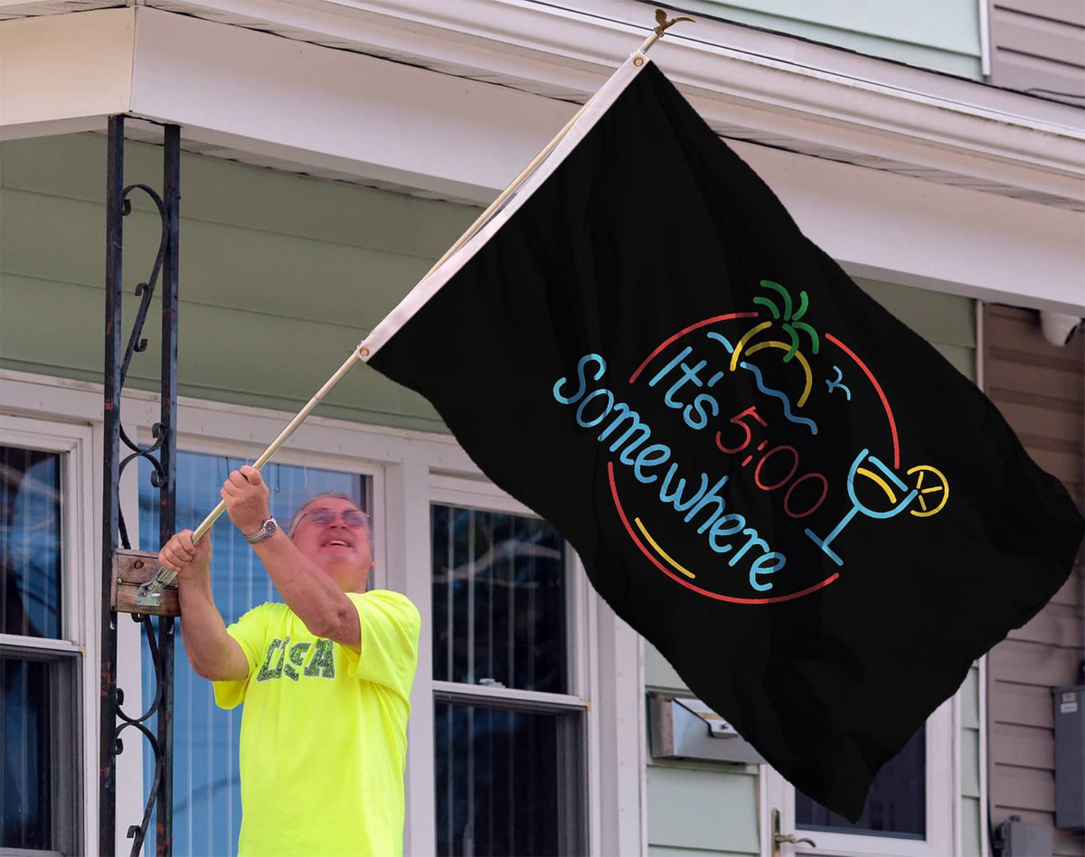 Rhungift wall-display flag 3x5: bright, festive banner for interior spaces