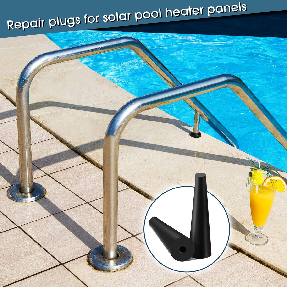 These plugs prevent water leakage while keeping pool water warm