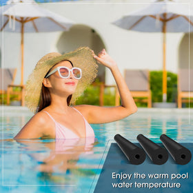 Durable, heat-resistant rubber ensures lasting pool heater performance