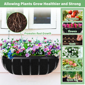 Riare durable planter liner with 24 inch length suitable for balconies