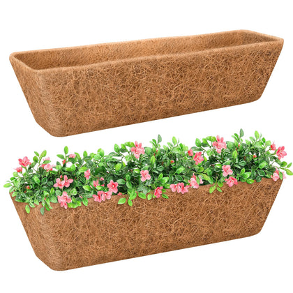 Riare coconut liner 2-pack packaging ready for easy storage and quick planter setup.